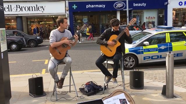 Astor Piazzolla, Libertango (cover by DUO) - Busking in the streets of London, UK смотреть онлайн