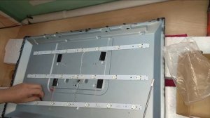 Telefunken TF-LED32S27T2 Звук есть, изображения нет. Сгорела подсветка экрана.