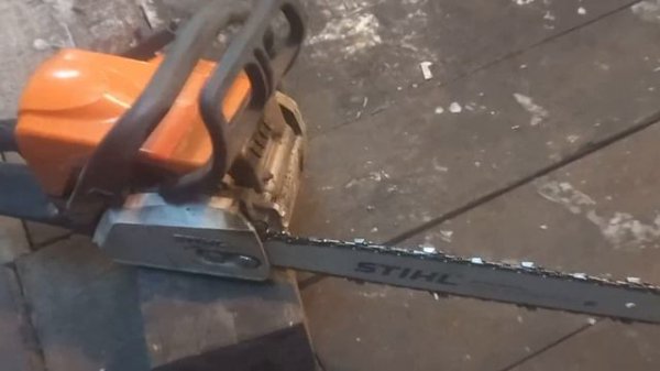 штиль  ms180 после обкатки на китайском двигателе