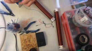 Рабочая антенна КВ на 40-80 метров с катушками. Сборка.