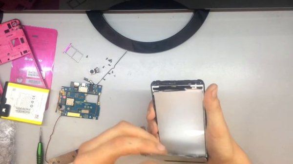 Lenovo S850 - Замена LCD + Touchscreen (меняем экран и сенсор)
