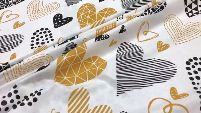 Бязь "Графические валентинки", ш.1.5м, хлопок-100%, 142гр/м.кв АРТ 19237 смотреть онлайн