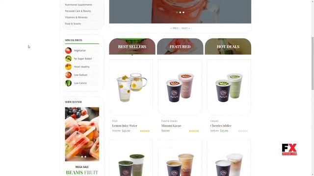 Nutritious - Organic food Drink WooCommerce Theme Winton Brannon смотреть онлайн