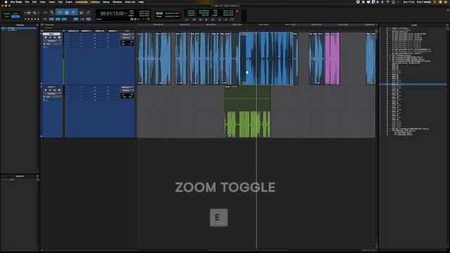 Pro Tools Primer: Lesson 9.2 - Mastering Editing with Zoom | KULT Media смотреть онлайн
