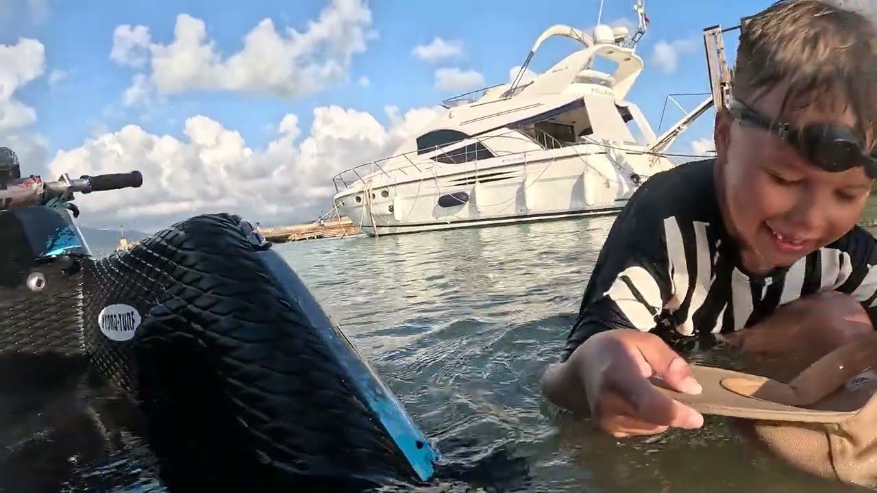 Первый раз на стоячке. Аквабайк Yamaha super jet 700. Море. Геленджик. смотреть онлайн