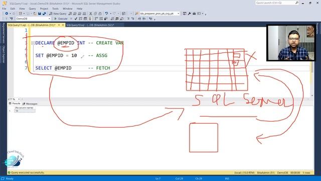 Simplifying Complex Queries with Variables in SQL Server #sql Part-9 #ssms #bita #learnsupereasy смотреть онлайн