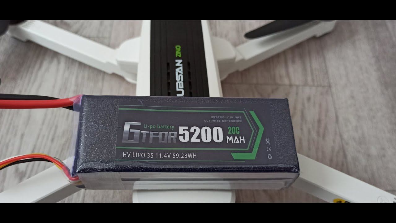 Мощный аккумулятор!  Hubsan Zino