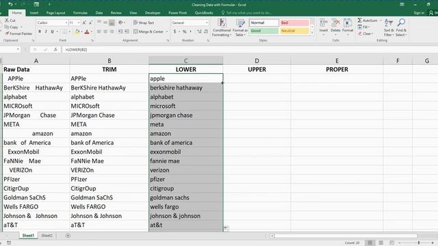 Excel Functions to Help Fix Bad Text смотреть онлайн