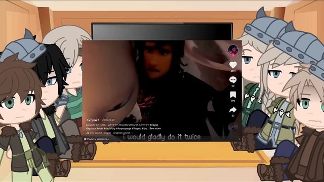 Past httyd reacts to the hiccup and toothless #gacha #httyd смотреть онлайн