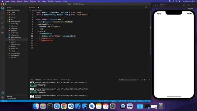 React Native-UseEffect смотреть онлайн