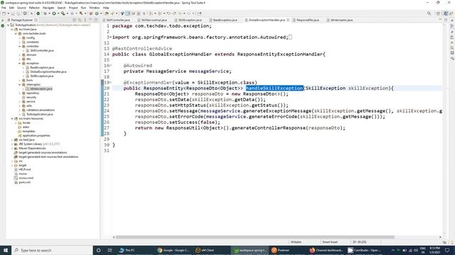 Mastering Custom Exception Handling in Spring Boot | Handling Skill Class APIs смотреть онлайн