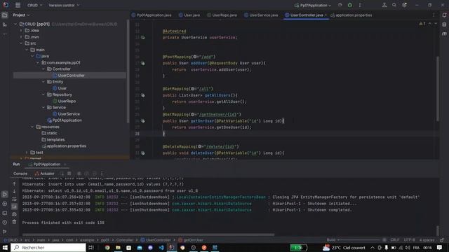 Spring Boot CRUD Operations using IntelliJ IDEA | CRUD REST API | Postman | MySQL [part 4] смотреть онлайн