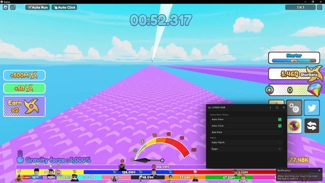 ? ЛУЧШИЙ СКРИПТ на АВТО-ФАРМ СЮРИКЕНОВ в Anime Race Clicker в Roblox | 5B CЮРИКЕНОВ ЗА 5 МИНУТ? ? смотреть онлайн