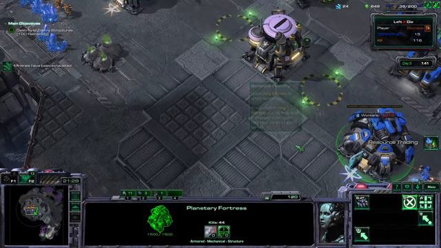 StarCraft 2 - Left 2 die - Прохождение Эксперт Ветеран смотреть онлайн