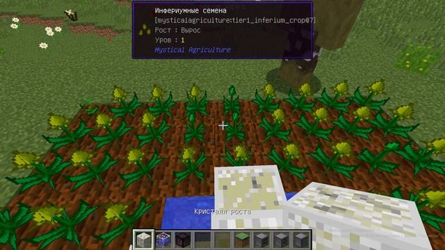 Авто ферма инфериума с мода Mystical Agriculture смотреть онлайн
