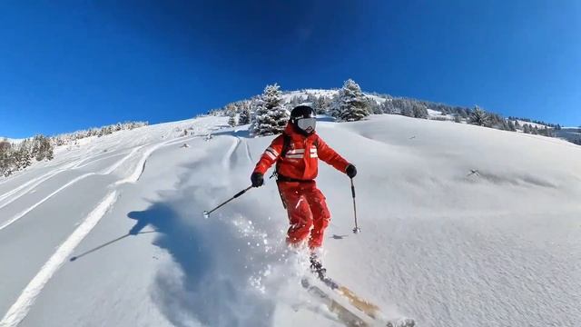 How to use your Insta360 for skiing! #insta360 смотреть онлайн