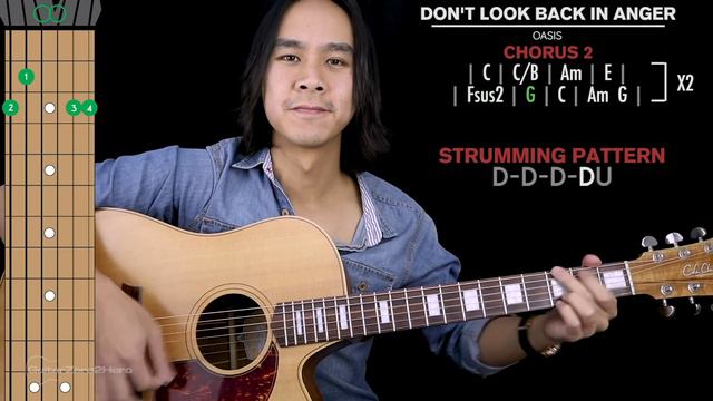 Don't Look Back In Anger Guitar Cover Oasis 🎸 |Tabs + Solo|