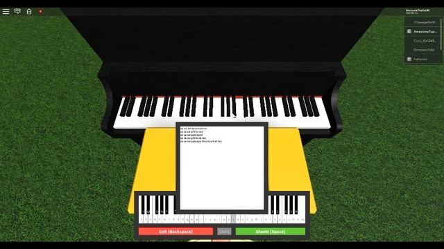 Sonic "Green Hill Zone" Song On ROBLOX piano смотреть онлайн