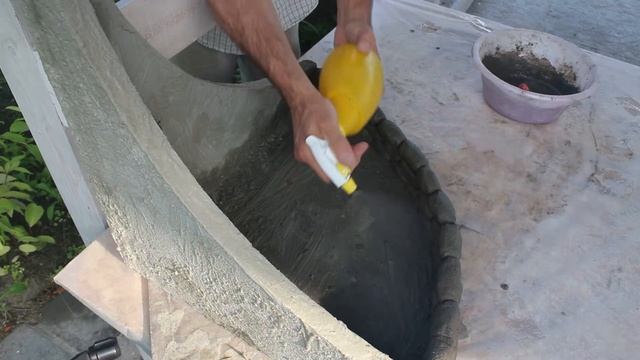 DIY/ Поделки из цемента. Декоративный водопад. смотреть онлайн