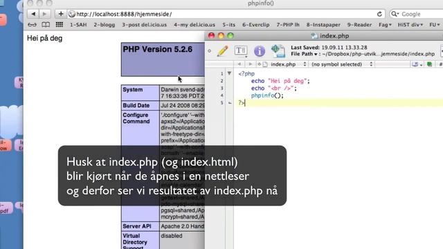 PHP-utvikling lokalt смотреть онлайн