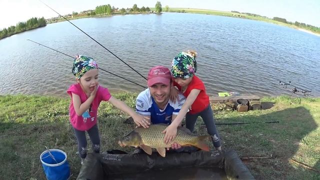 Бешенный клев карпа и сазана на оз.Ежово! Дети в восторге! Карпфишинг смотреть онлайн