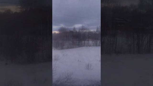 Поездка на электропоезде Пермь 2-Дивья. смотреть онлайн