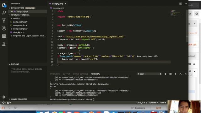 [PHP] Tutorial Register and Login with cURL Library (GuzzleHttp) смотреть онлайн