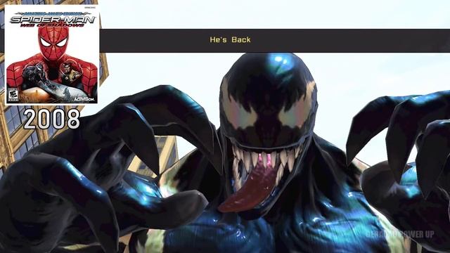 Evolution of Venom Boss Fight in Spider-Man Games смотреть онлайн