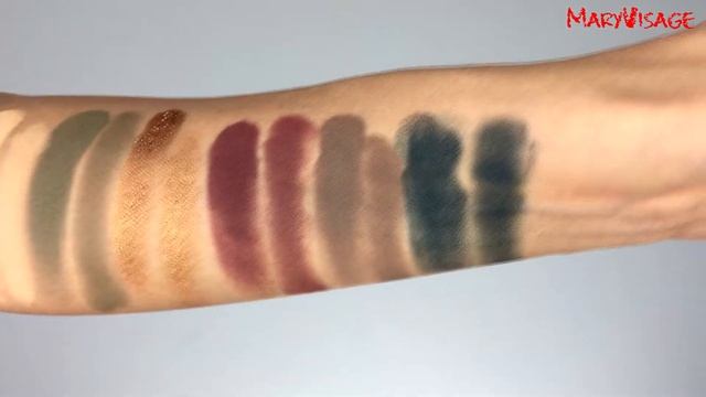 Subculture Palette Anastasia Beverly Hills. Свотчи. Swatches