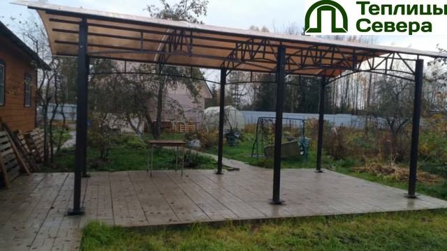 Навес 3х5 под беседку. смотреть онлайн