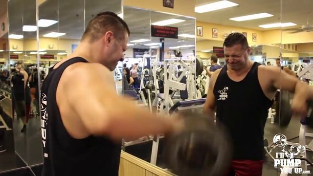 Tim Muriello Big J Shoulder Back Workout at Clearwater Beach Fitness смотреть онлайн