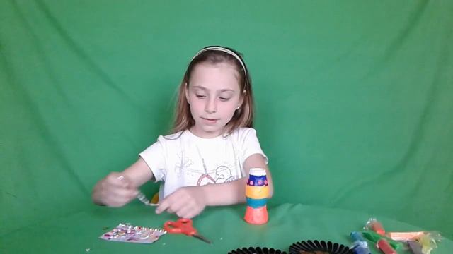 Декупаж пластилином и бусинами вазочки для цветов. смотреть онлайн