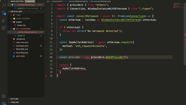 Jak podłączyć portfel MetaMask + #TypeScript + #React смотреть онлайн