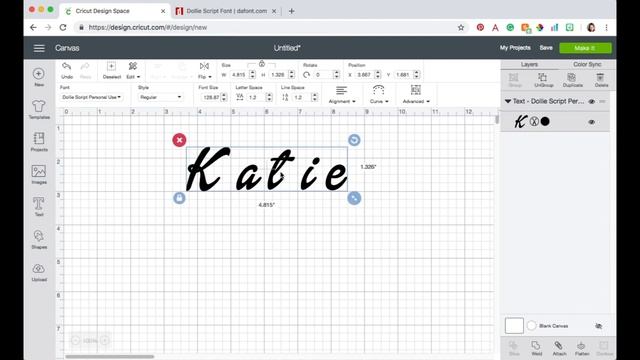 How to Create a Single Word Cutout in Cricut Design Space смотреть онлайн