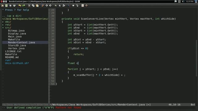 #7 3D Software Rendering Tutorial: Triangles смотреть онлайн