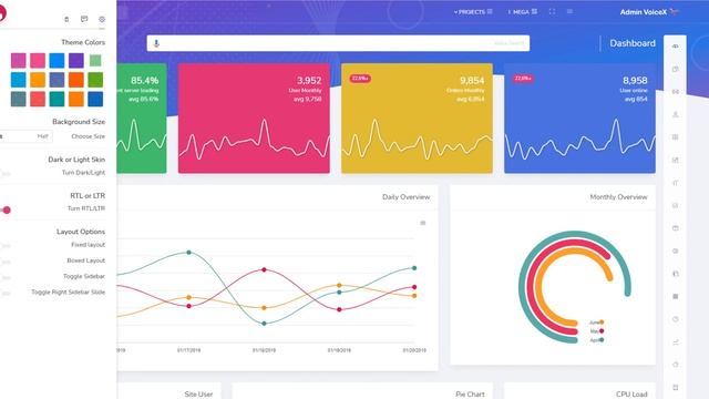 Bootstrap Admin Templates and Responsive Admin Dashboard Template – VoiceX смотреть онлайн