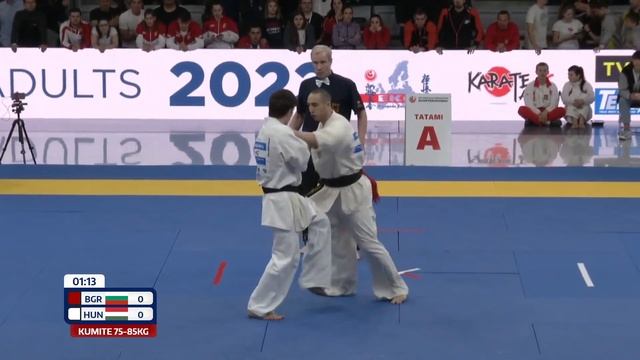 VALERI DIMITROV vs GERGELY FEKETE | EUROPEAN KARATE CHAMPIONSHIP 2022 смотреть онлайн
