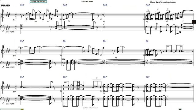 Fill The Boyd Piano Play Along Video Music Chart смотреть онлайн