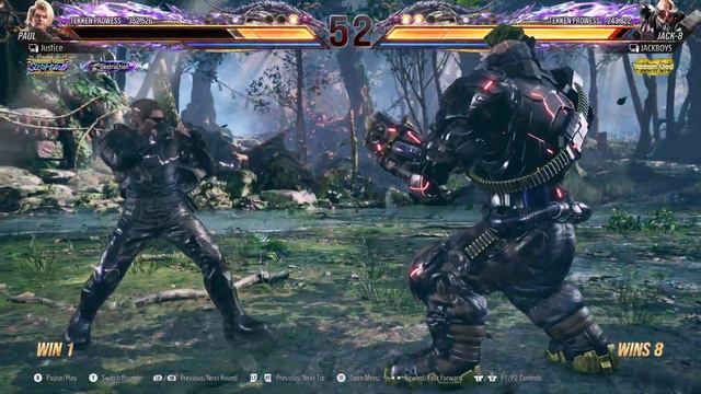 Tekken 8 ▰ JUSTICE (Paul) VS SAINT (Jack-8) | High Level Gameplay смотреть онлайн