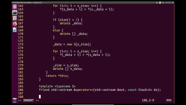 C++ Stacks: Part 3, operator overloading смотреть онлайн