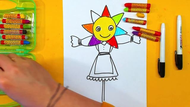 ЧУЧЕЛО на МАСЛЕНИЦУ рисуем просто для детей РыбаКит смотреть онлайн