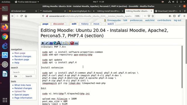 20200507 UBUNTU 20.04 instalasi wordpress смотреть онлайн