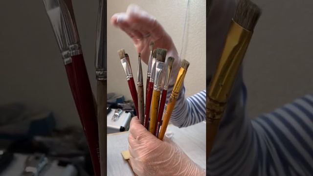 Сухая кисть для творчества. Какие выбрать. смотреть онлайн