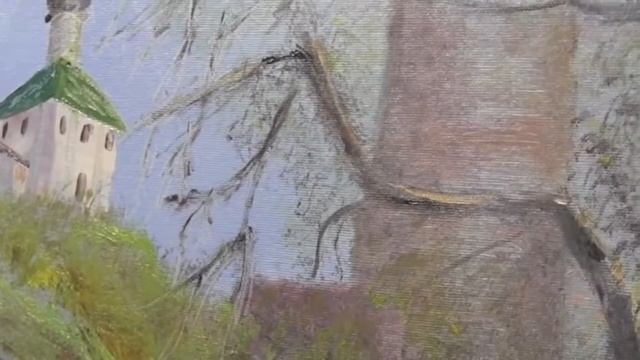 Живопись маслом - Импрессионизм. Ритм в импрессионизме, ошибки начинающих художников. Пример №2 смотреть онлайн