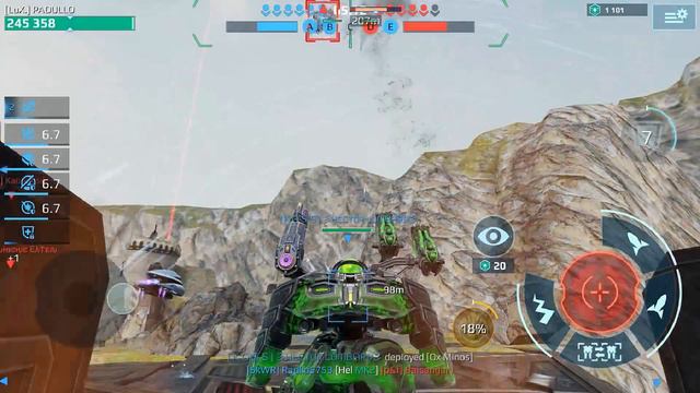 War Robots Loki Revenant Imperial Hades Khepri Shell Gameplay смотреть онлайн