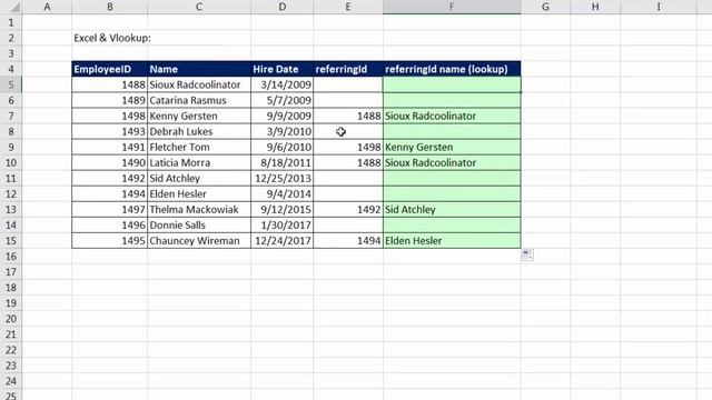 Excel Magic Trick 1508: Lookup In Current Table? Self Join? VLOOKUP or Power Query? смотреть онлайн