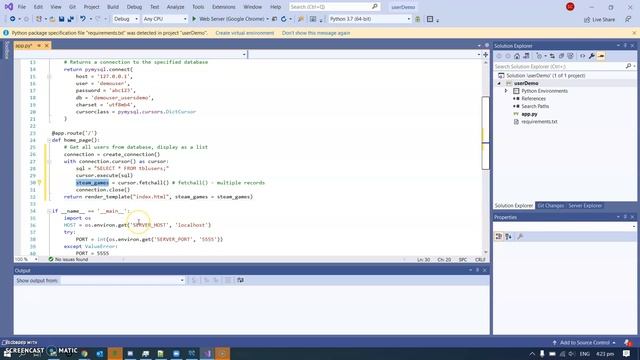 Flask users video 3 - SELECTing and displaying users смотреть онлайн