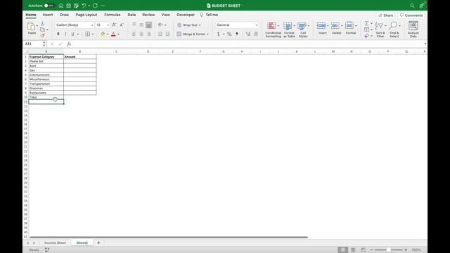 Excel Budget Template Pt. 1 | How To Automate Your Budget смотреть онлайн