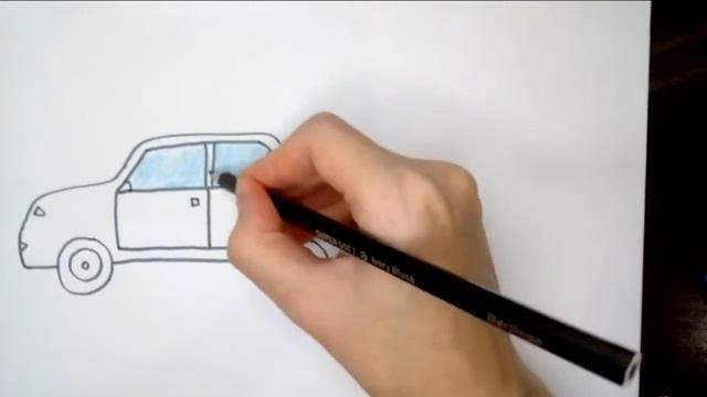 Bolalar uchun mashina rasmini chizish/Drawing a car for children/Рисование машина для детей/Carro смотреть онлайн